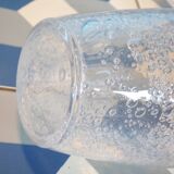 Pair of Keuco wall lights in bubbled glass