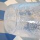 Paire d'appliques Keuco en verre bullé