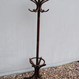 Parrot coat rack wood curved 1950s