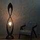 Abstract Wooden Standing Sculpture Floor Lamp by Flowlight Design Inifinity