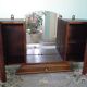 Art Deco extra furniture 1920/1940 to install or fix, wooden, central mirror, 2 doors, 1 drawer