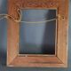 Old frame stucco wood & gilded 40.5x35.5 cm, leaf 28.2x22.9 cm sb