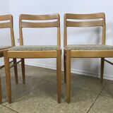 4x 60s 70s Oak dining chairs Danish design H.W Klein for Bramin