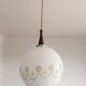 Vintage opaline pendant light 1970