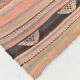 5x10 Kilim Colorful Striped Vintage Kilim Rug, 145x288Cm
