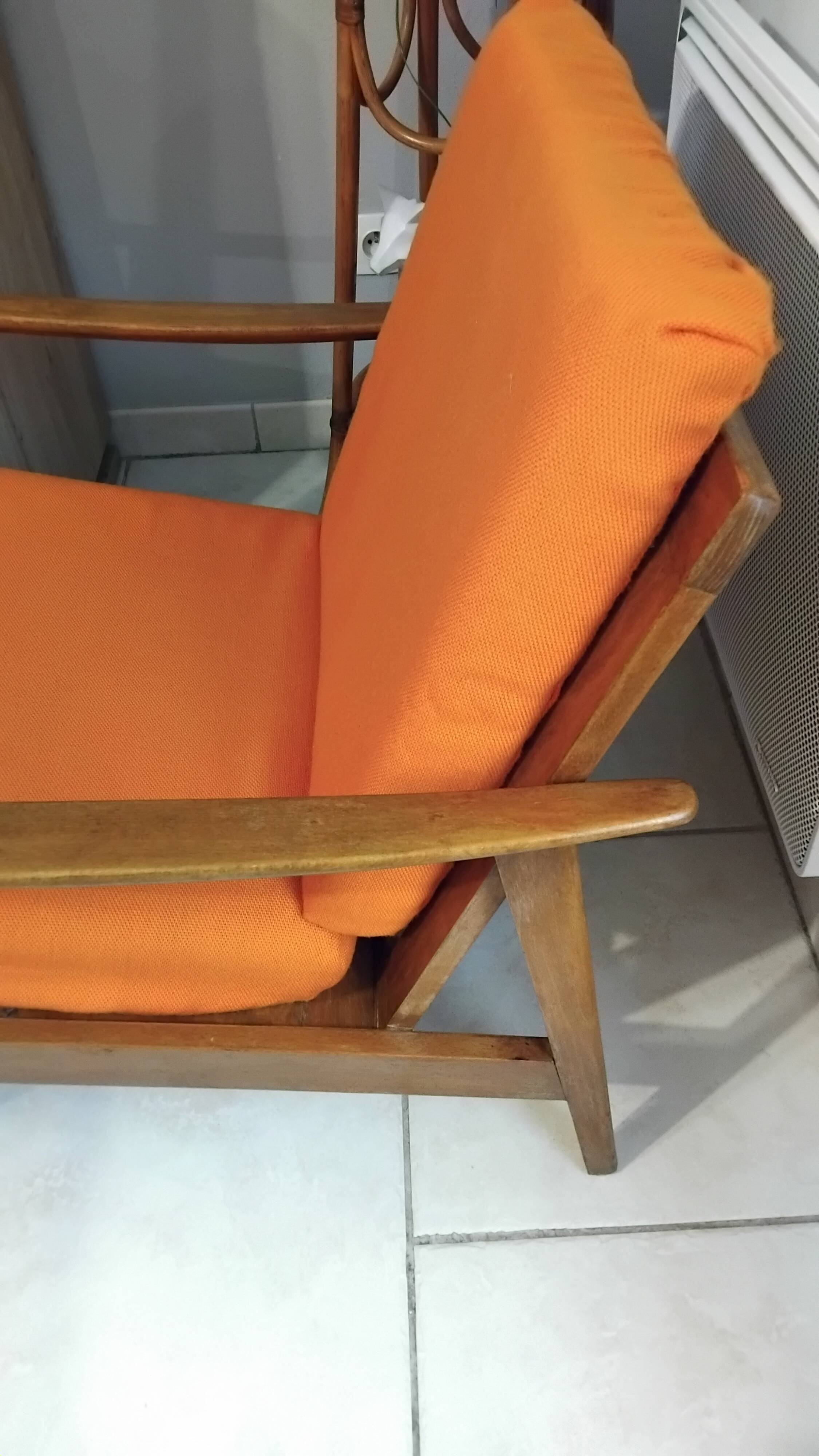 Fauteuil scandinave année 60 vintage danois