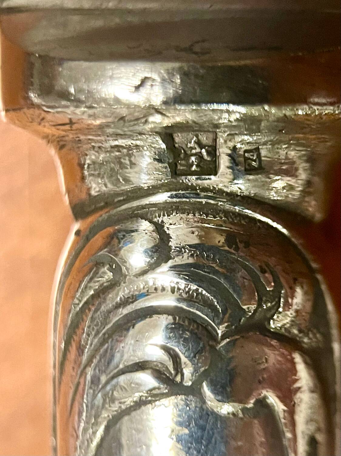 Christofle 12 large marly model knives 24.5 cm