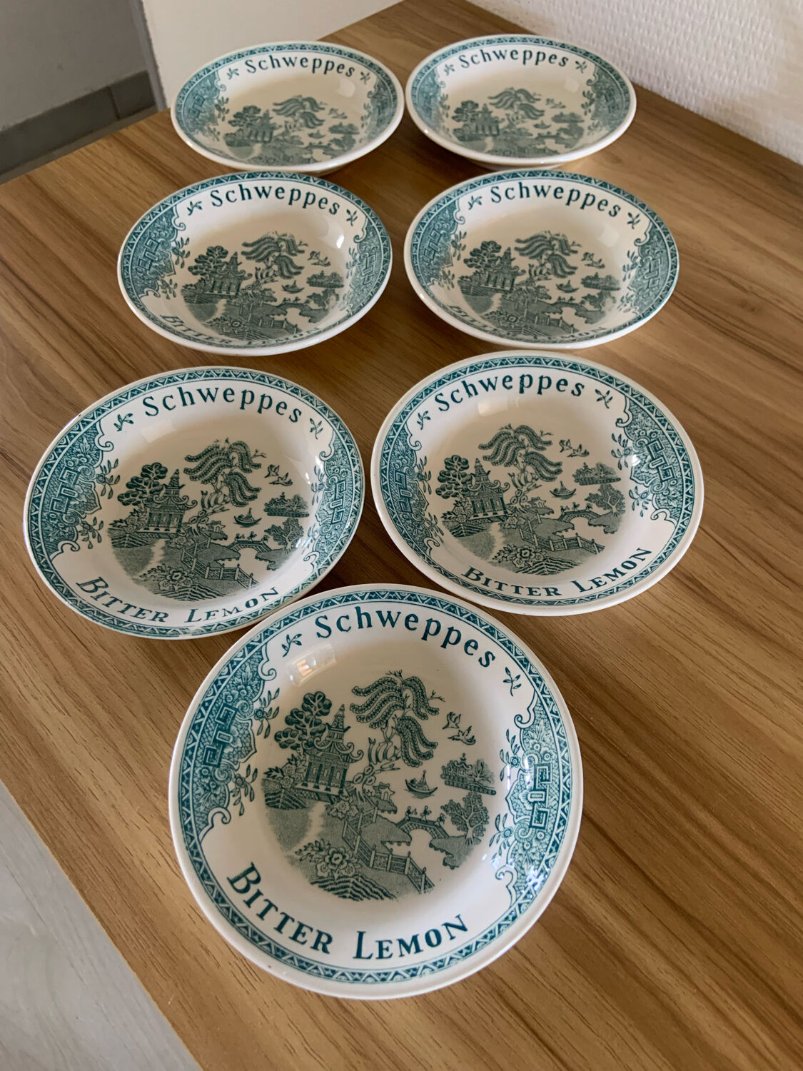 Schweppes vintage cups