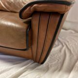 Vintage leather sofa 1980