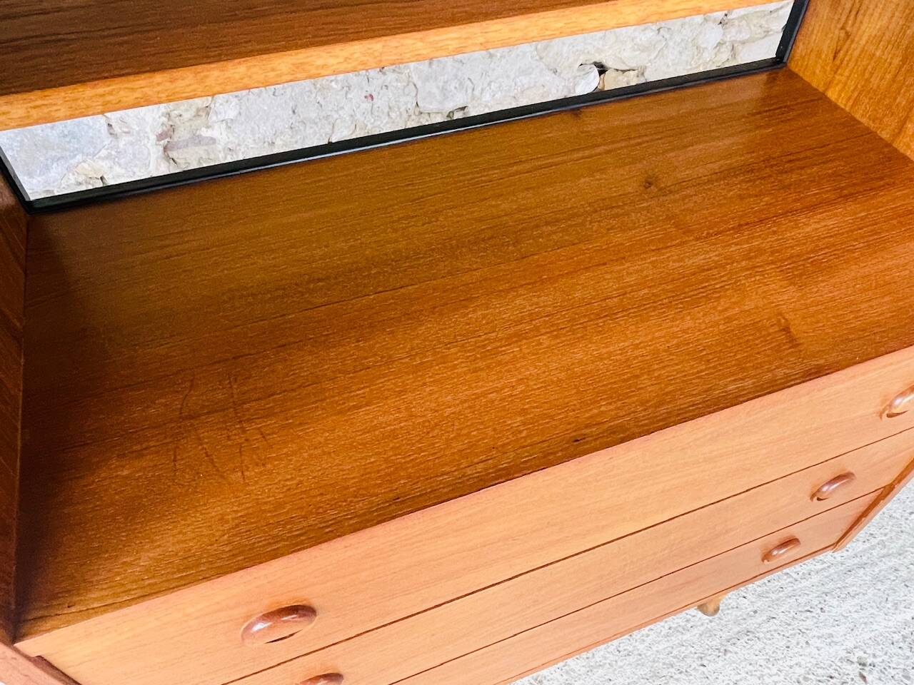 Vintage teak wall unit, circa 1960's