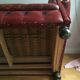 Sofa chesterfield 2-3 places leather bordeaux