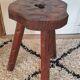 Paire de tabourets brutaliste