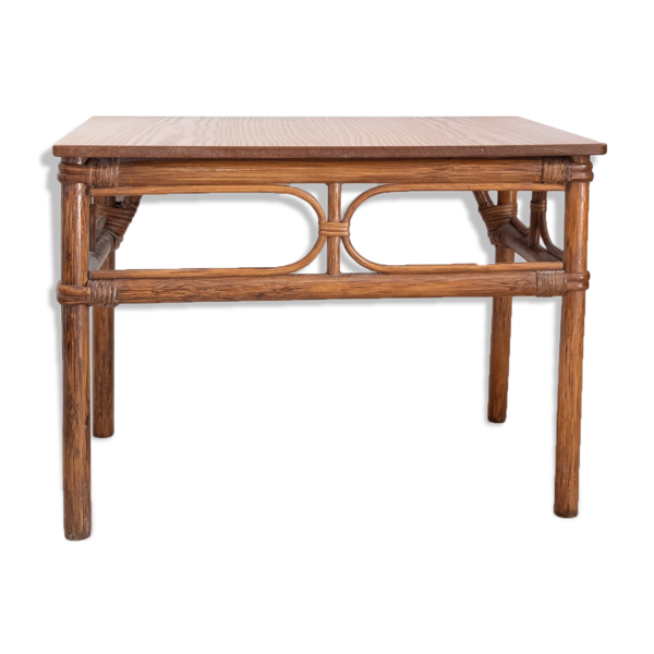 Table d'appoint en rotin