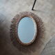 Vintage rattan mirror 45x55cm