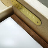 Vintage rattan caned desk Eleanor Forbes Mcguire San Francisco