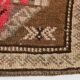 2x2 Brown Pink Classic Vintage Rug, 48x75Cm