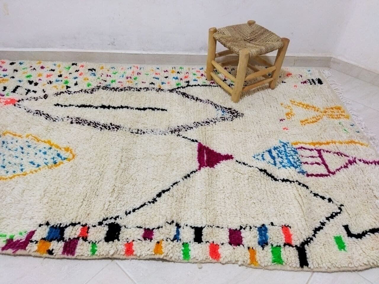 Moroccan Carpet 246x145cm