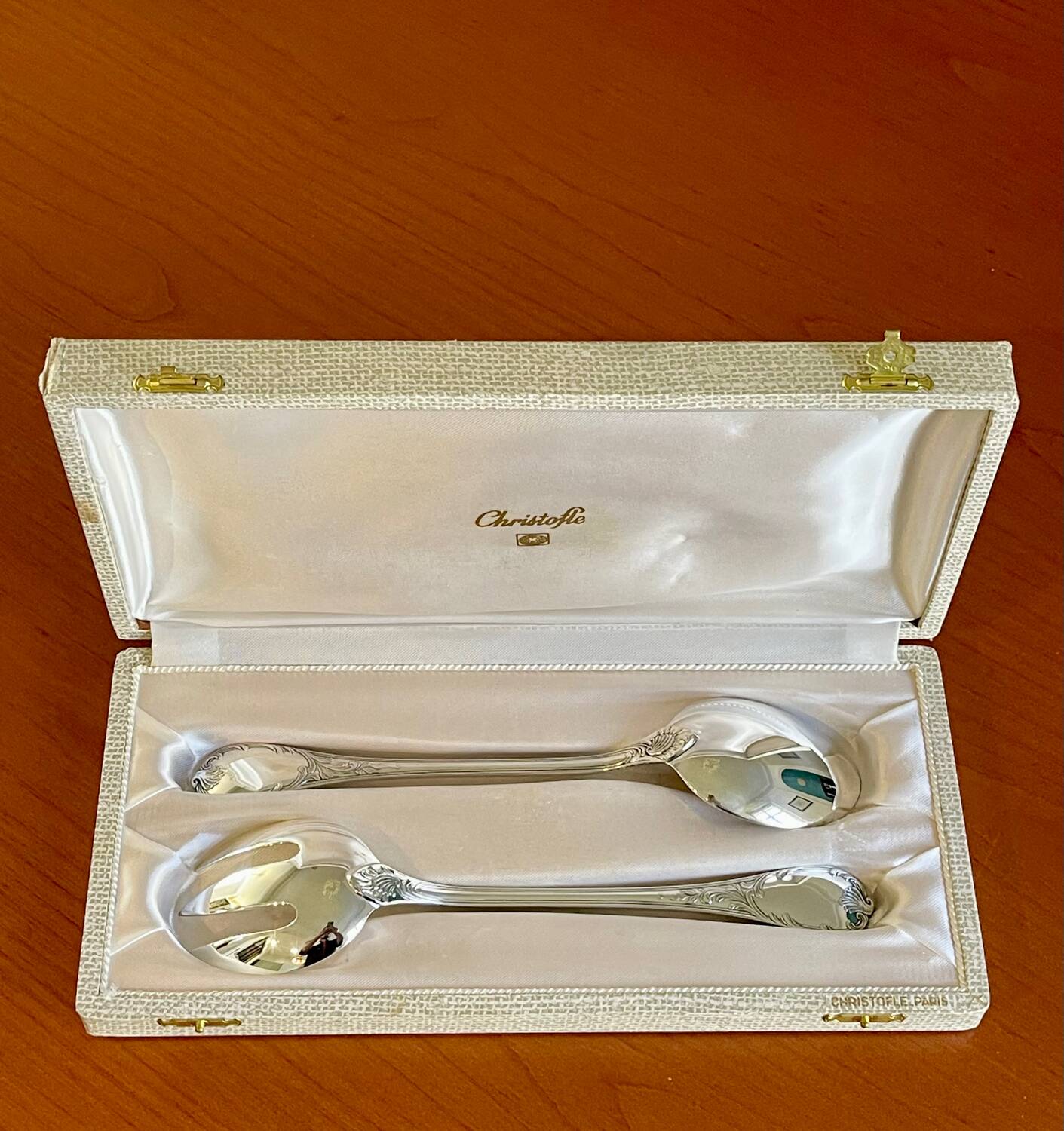 Christofle Marly salad serving cutlery