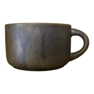 Handmade stoneware cup