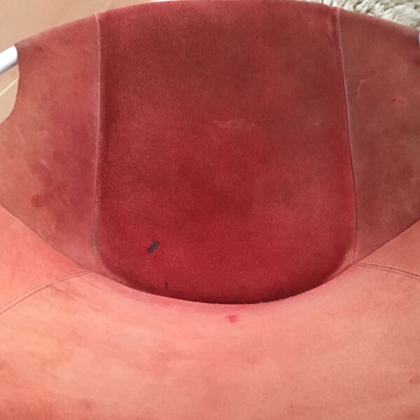 Fauteuil corbeille en cuir de Lusch
