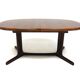 Scandinavian dining table in rosewood, Sweden, 1970.