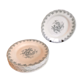 Set of 9 gien iron earth plates