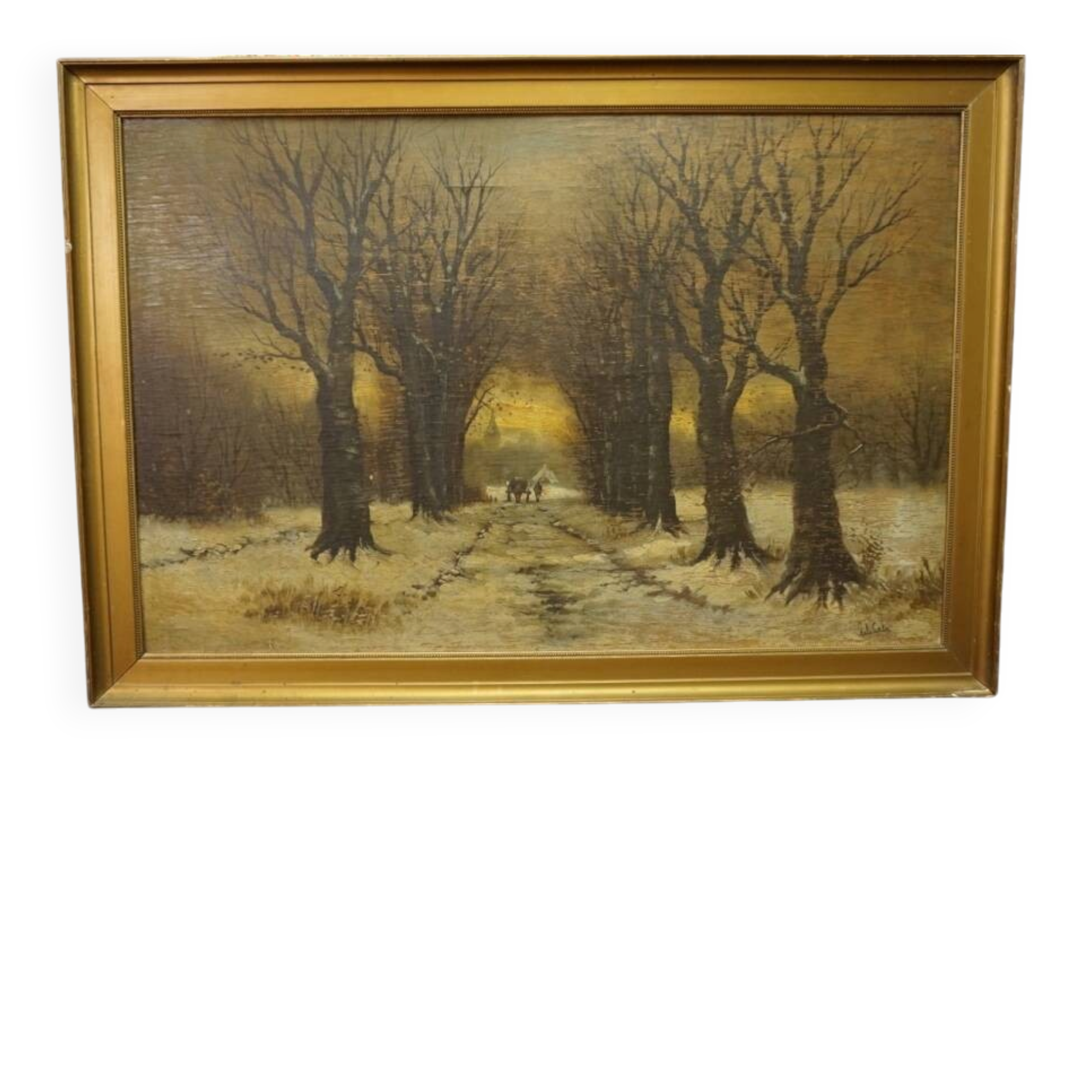 Painting "Winter Landscape".