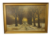 Painting "Winter Landscape".