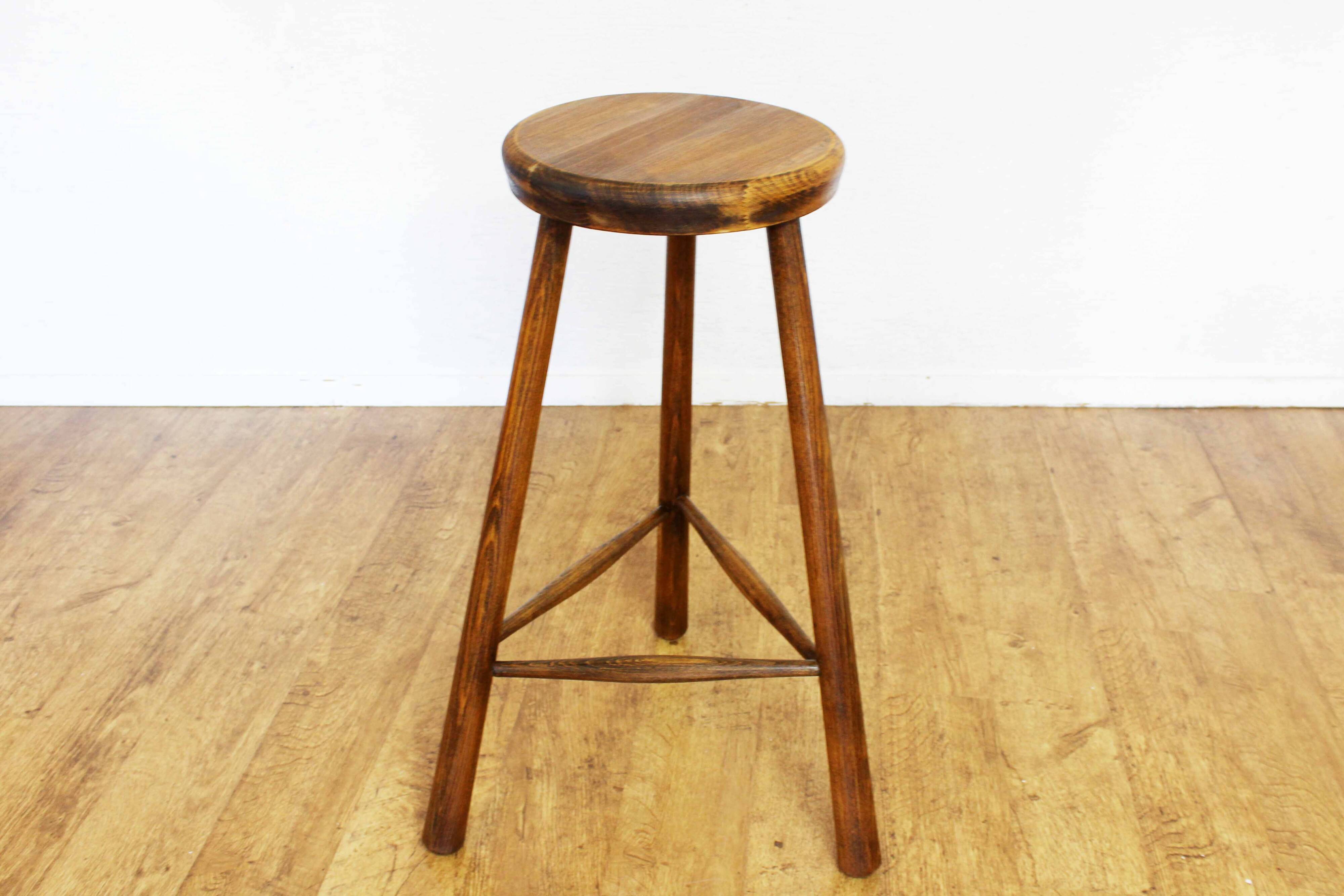 Tabouret de bar en bois massif