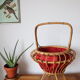 Panier à linge en rotin
