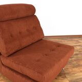 Mid-Century Italian Lounge Chairs, 1970s, Set of 2