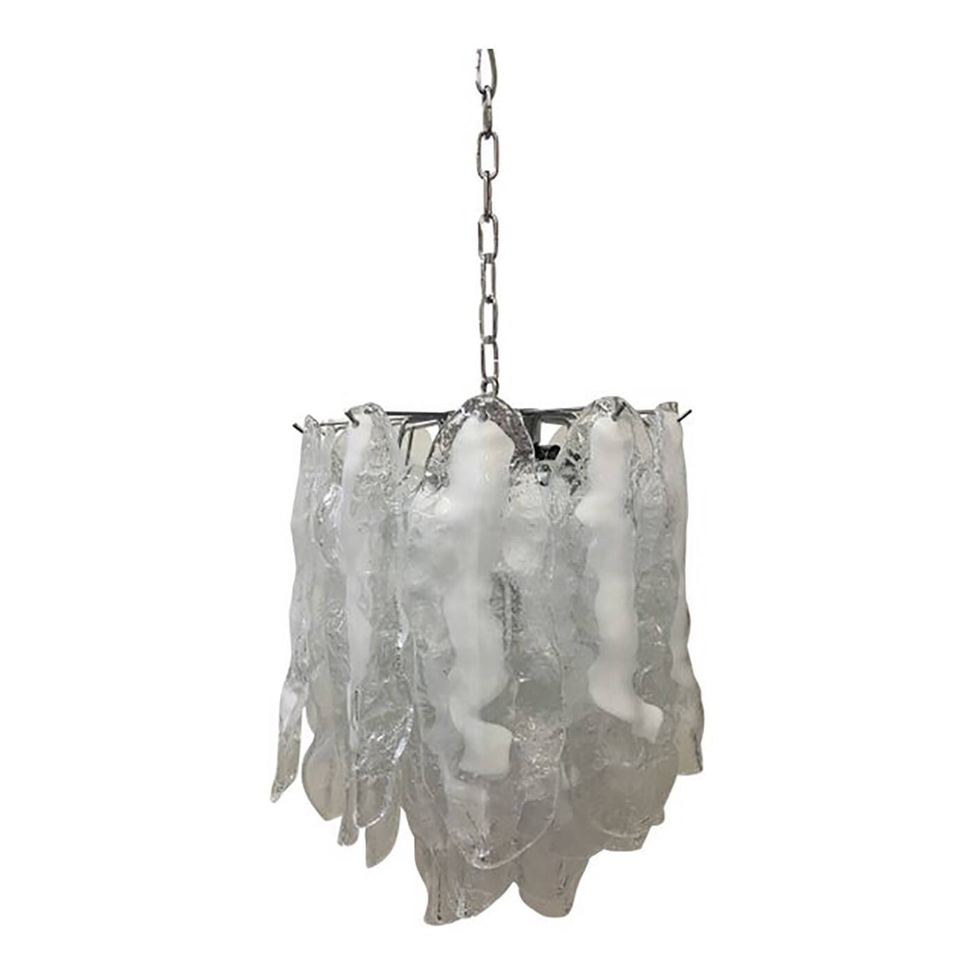 Modern Murano Glass "Fiamma" Italian Chandelier