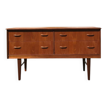 Small English teak sideboard from the 1960s.