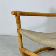 Vintage bamboo lounge set made in denmark 1950s