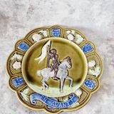 1900 ceramic dish Sarreguemines