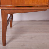 Mid-Century Freestanding Teak Desk, 1960s