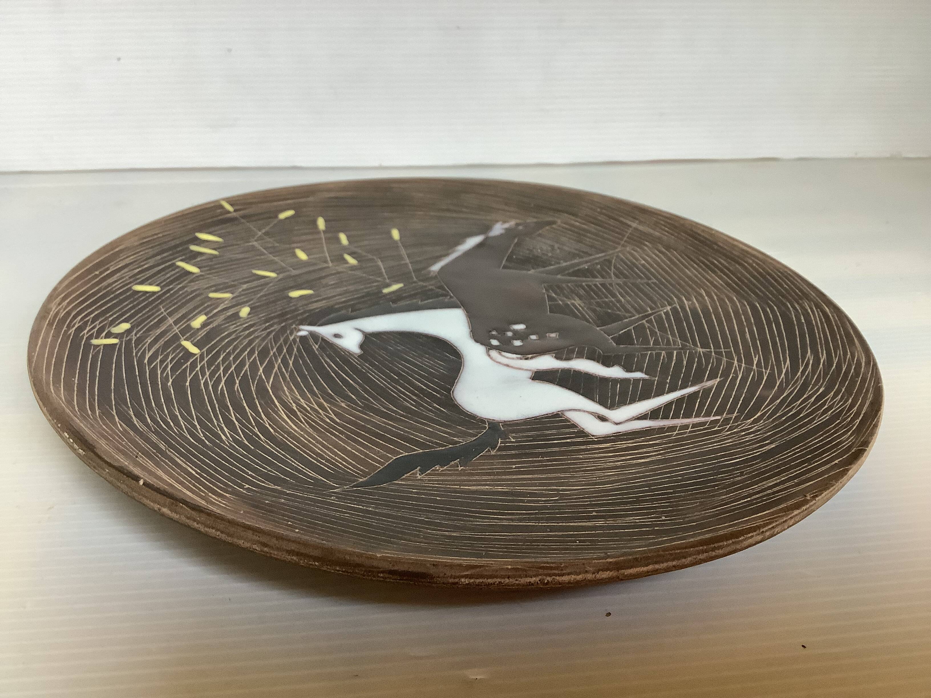 Chevaux Ruscha céramique mat et émaillée