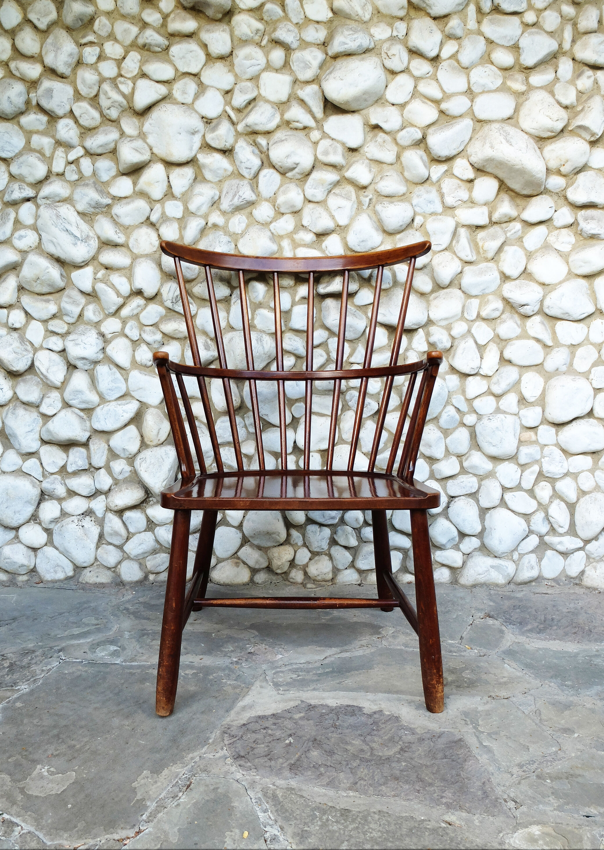 Fauteuil Windsor par Ove Boldt pour Fritz Hansen, Danemark, 1960