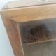 Old pharmacy showcase in wood and glass, 4 tablets 50