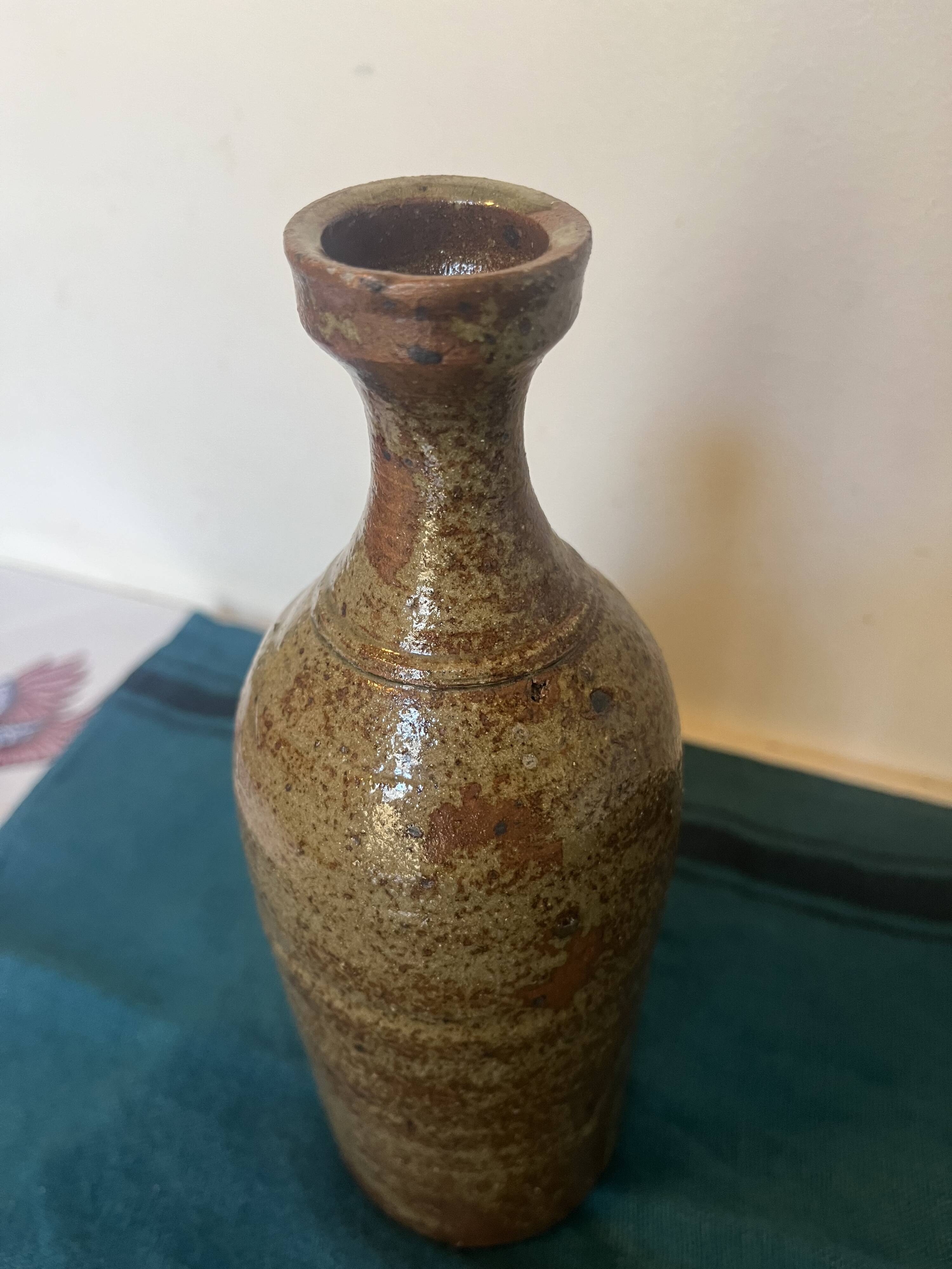 Fine vase in pyrite stone