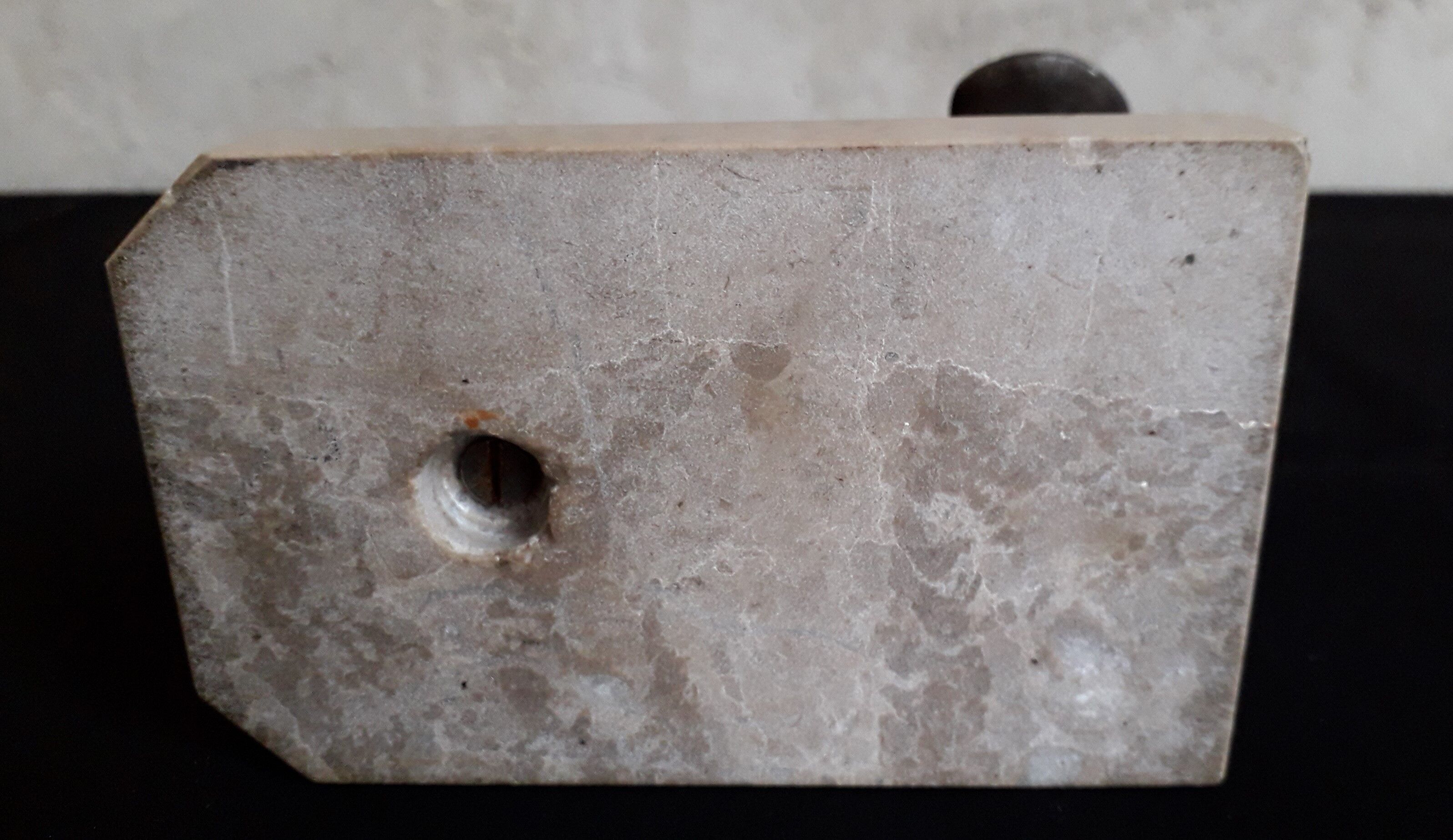 Book clamts in regulation and marble signed Balles art déco