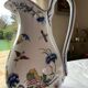 Sarreguemines ceramic pitcher jug