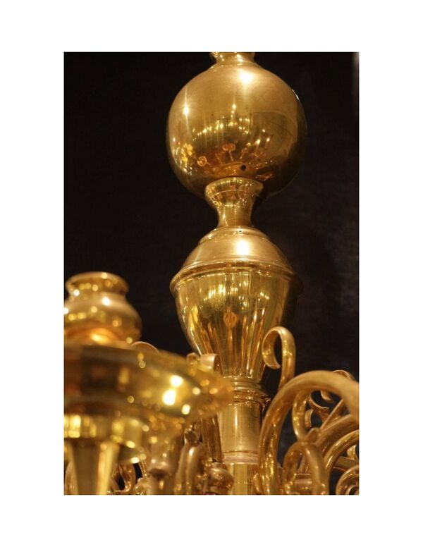 Lustre de style hollandais du 19ème siècle