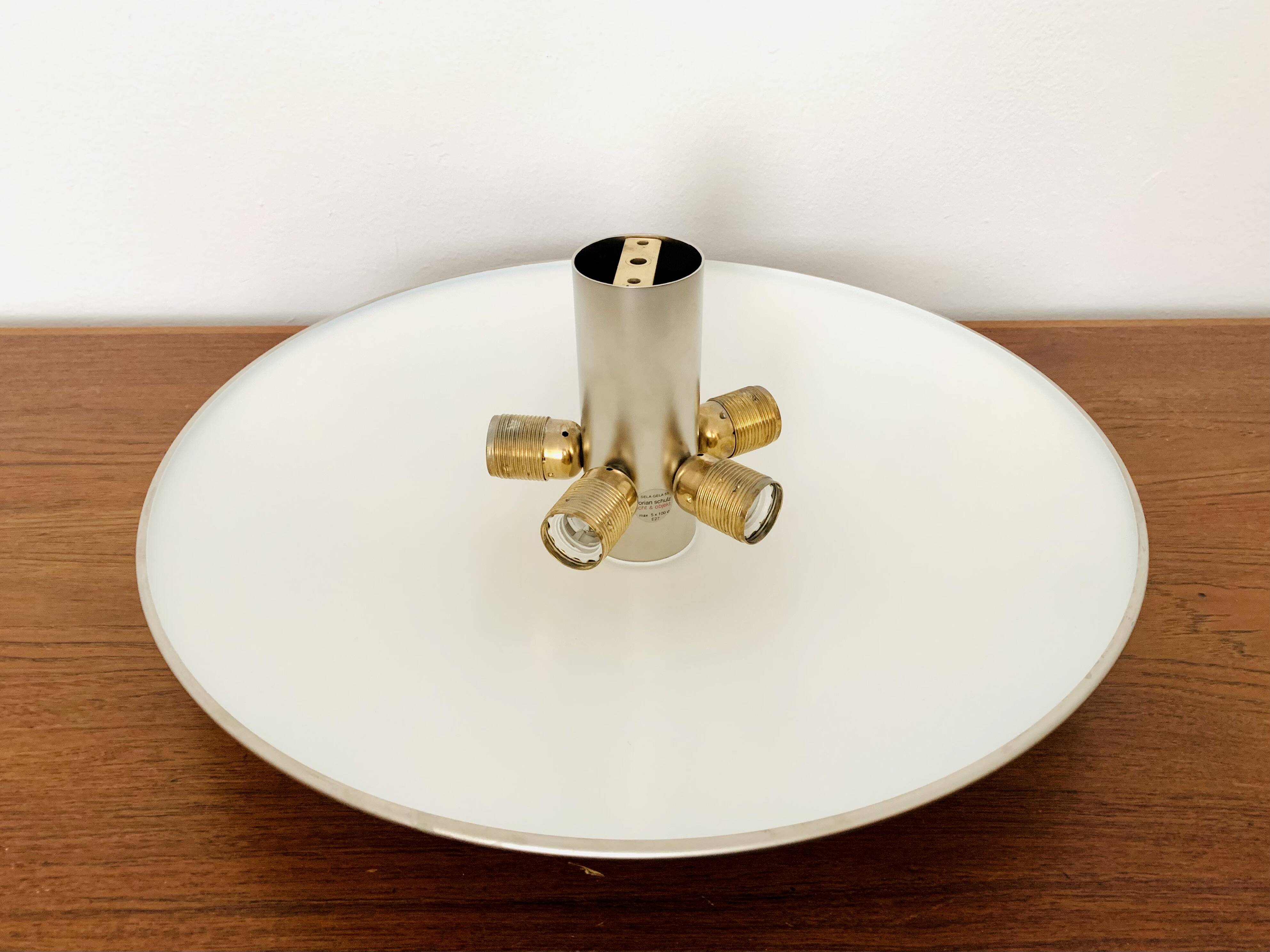 Nickel Plated Sela/ Gela 55 Wall or Ceiling Lamp by Florian Schulz