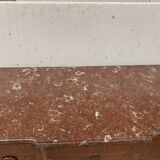 Louis XVI chest of drawers in wood veneer marquetry, 20th century