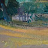 Jean Chaleyé, Hilly Landscape with Poplars (circa 1920)