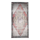 4x9 Shades Of Red & Yellow Handmade Wool Antique Turkish Rug, 129x267Cm