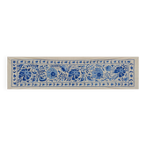 Hand knotted rug, vintage Turkish rug 52x188 cm