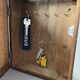 Antique wall key cabinet