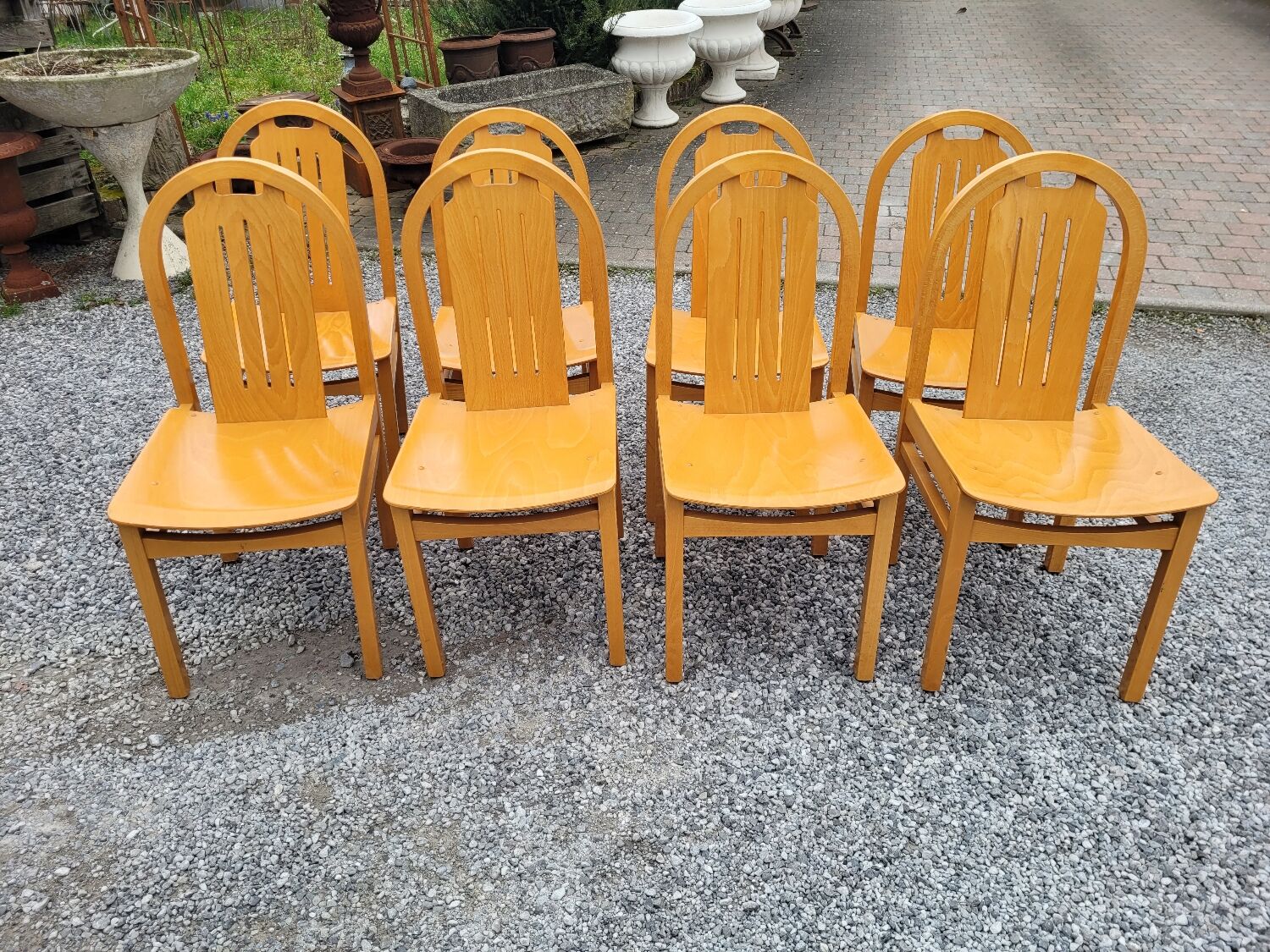 8 Baumann chairs from the 70s